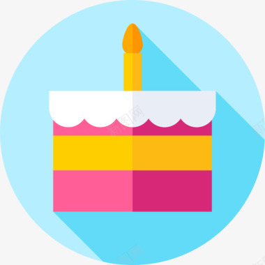 蛋糕素材生日蛋糕母亲节32平铺图标