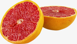 水果葡萄柚透明红色水果蔬菜素材