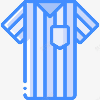 运动休闲T恤T恤篮球64蓝色图标