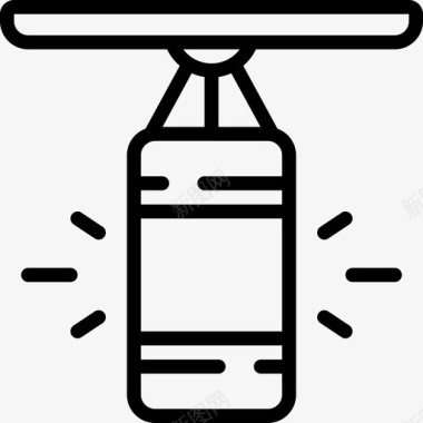 袋装开心果穿孔袋装箱13线性图标