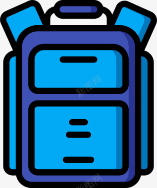 电热水袋潜水袋42线性颜色图标