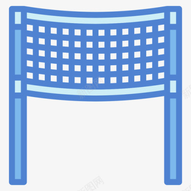 网排球3蓝色图标