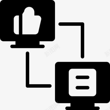 接待礼仪培训办公类文件会议接待员图标