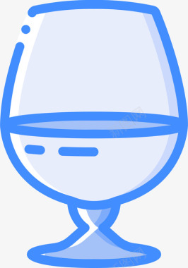 鸡尾酒混合器1蓝色图标