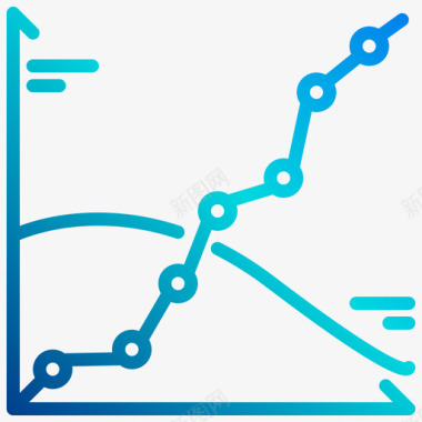 背景信息大数据图表数据分析26线性梯度图标