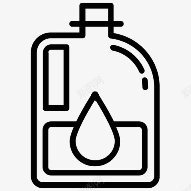发动机油瓶柴油机油图标