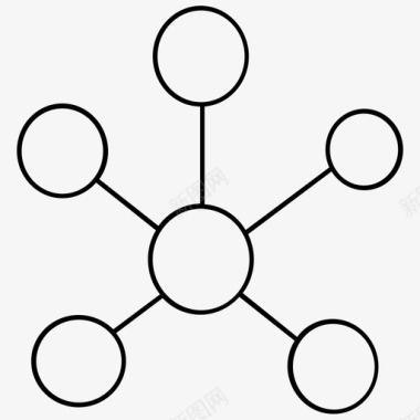 分子结构化学化合物拓扑图标