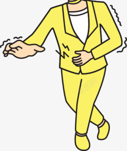 韩国手绘身体无头换头搞怪照片装饰表情高清免扣139素材