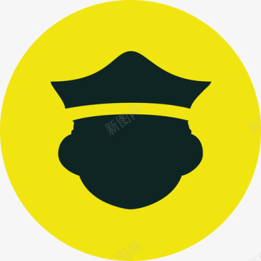 警卫力量黄色图标
