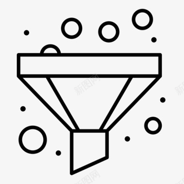 分类占比过滤器漏斗分类图标