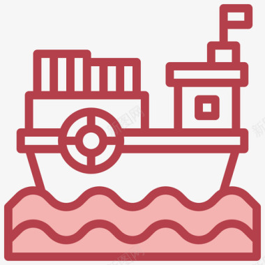 红船船量产26红色图标