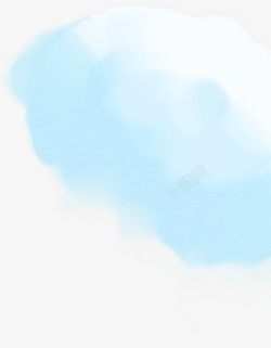 淡蓝色的云朵素材