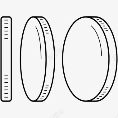 金属机床一套硬币货币金融图标