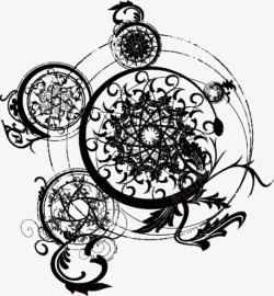 游戏动漫插画占卜玄幻魔法阵装饰透明ps设计20游戏素材