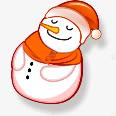 冬天的雪人圣诞雪人图标圣诞老人圣诞节圣诞树雪人图标