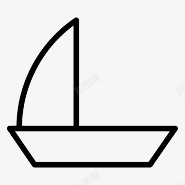 船旅游水图标