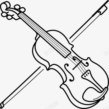 小提琴阿肯色州乐器图标