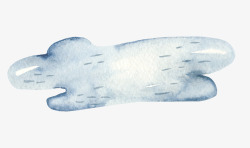 秋季卡通水彩动物松鼠刺猬印刷可爱装饰图案透明设计4素材