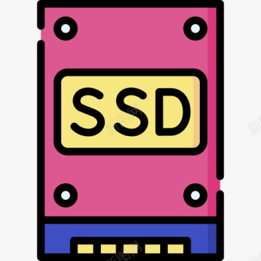 ssdSsd卡视频和摄像机12线性彩色图标