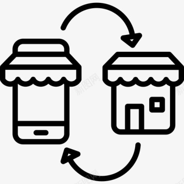 手机移动支付支付商业最爱的商店图标