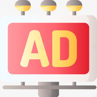 广告设计元素广告营销216梯度图标