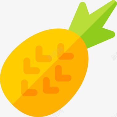 菠萝特写菠萝海滩20平图标