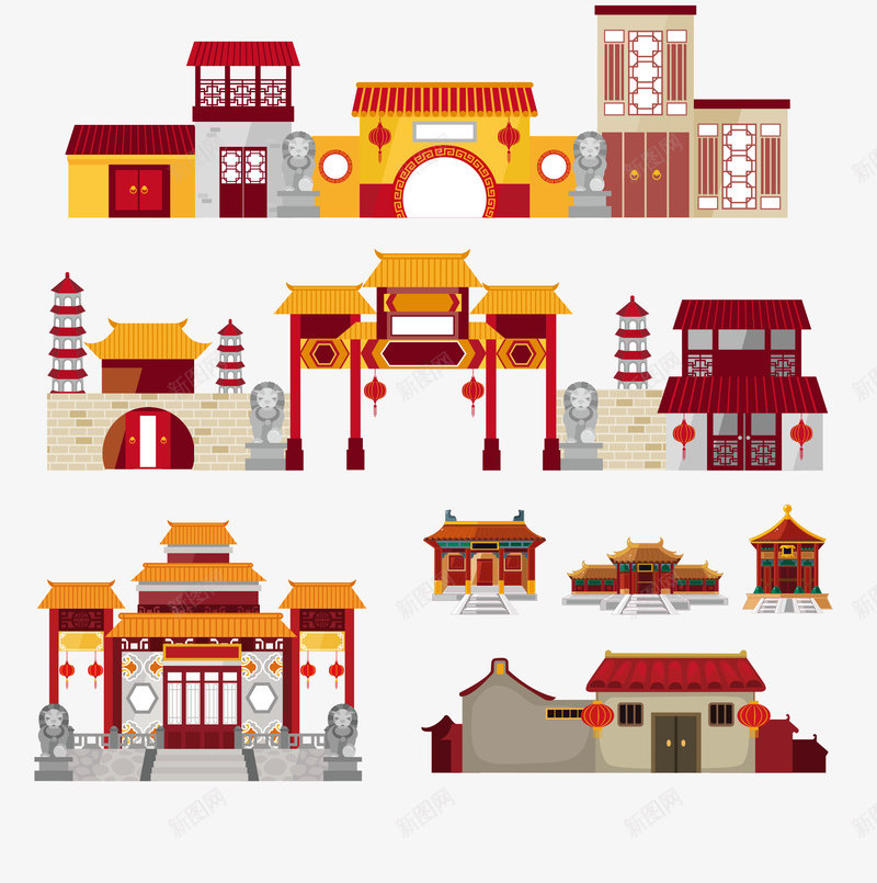 新年春节中国传统建筑下载2png免抠素材_88icon https://88icon.com 新年 年春节 中国 传统 建筑 下载