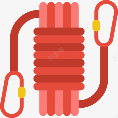 绳索徒步旅行12平坦图标