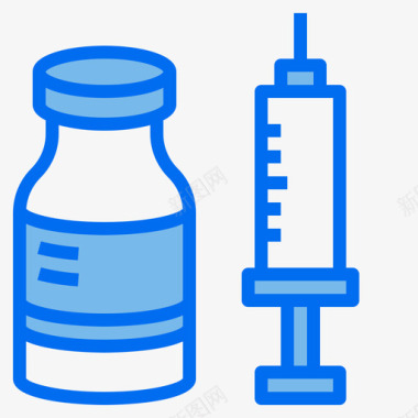 医疗保健和医学疫苗医疗保健29蓝色图标