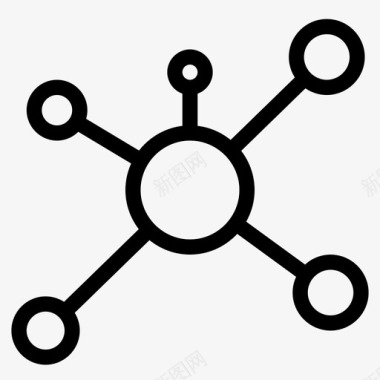 大学教育海报分子化学物理图标