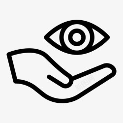 人寿保险标志眼睛护理保险保护高清图片