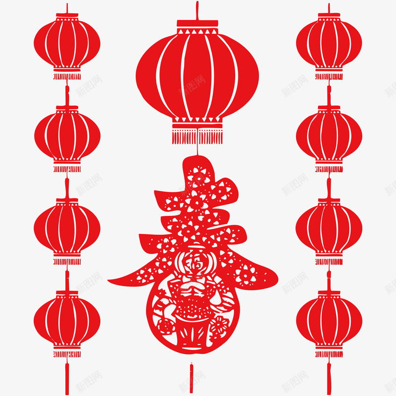 新年春节中国剪纸花纹边框png免抠素材_88icon https://88icon.com 新年 年春节 中国 剪纸 花纹 边框