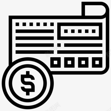 八卦五行收据帐单出纳图标