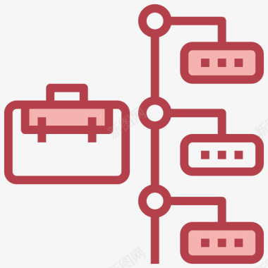 红色小图标规划商业543红色图标