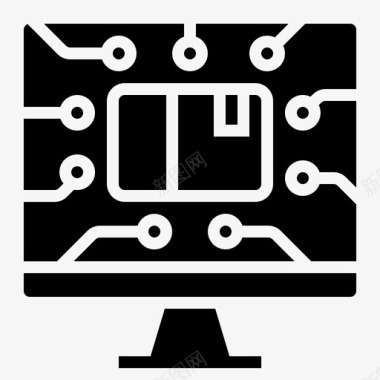 二手车交换图标数字消费数字经济数字产品图标