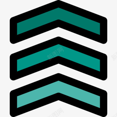 背景条纹条纹徽章22线性颜色图标