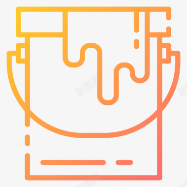 企业标识设计油漆桶卡彭特28坡度图标