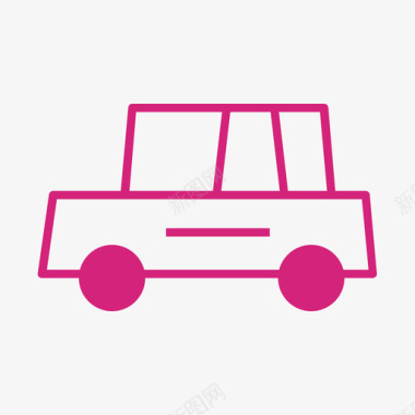 汽车轮廓汽车icon图标