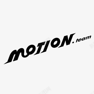 黑颈motionteamlogo黑图标