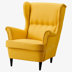黄色沙发免扣家具素材