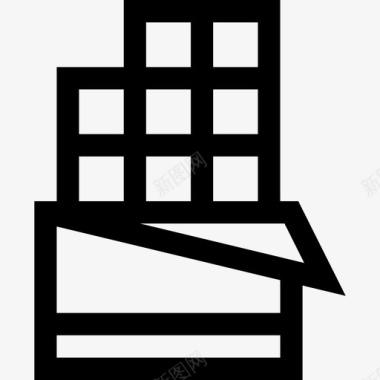 巧克力比利时7线性图标