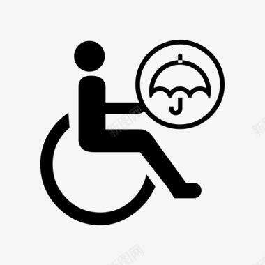 残疾人个体工商户养老保险补贴申请图标