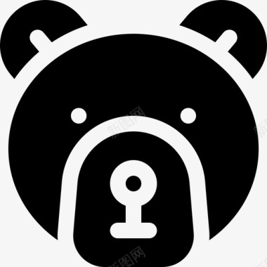 北极熊求救北极熊冬季自然22填充图标