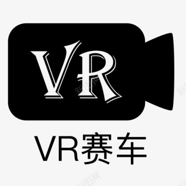 宣传海报vrVR赛车图标