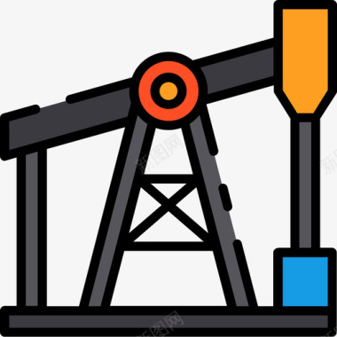 png图片素材炼油厂北极42线性颜色图标