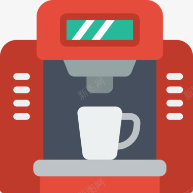 免抠咖啡机咖啡机2号平板图标