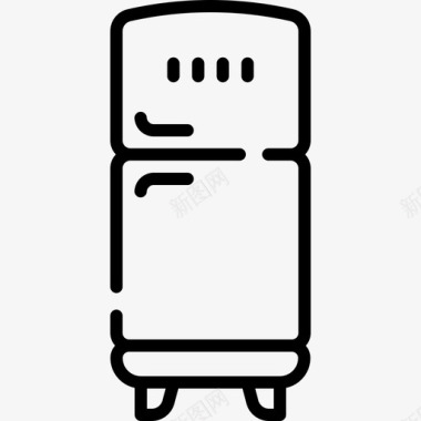 150冰箱厨房150线性图标