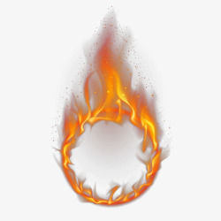 火焰流星火球子弹火花透明2画神丶火焰爆素材