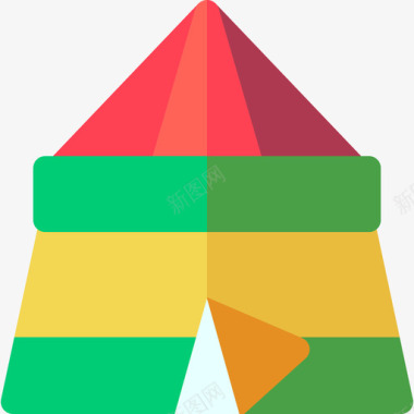 住宿帐篷马戏团帐篷81号集市平房图标