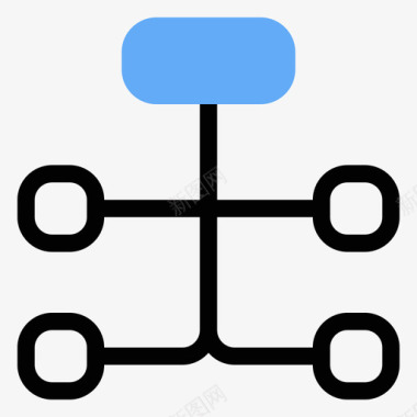 树状组织架构图图标